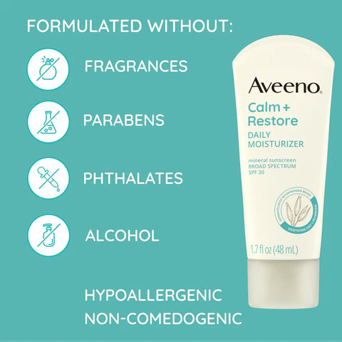 Calm + Restore Daily Moisturizer Mineral Sunscreen