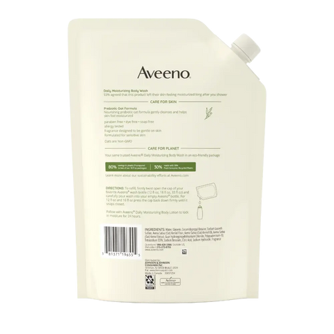 Daily Moisturizing Body Wash Refill, Soothing Oat