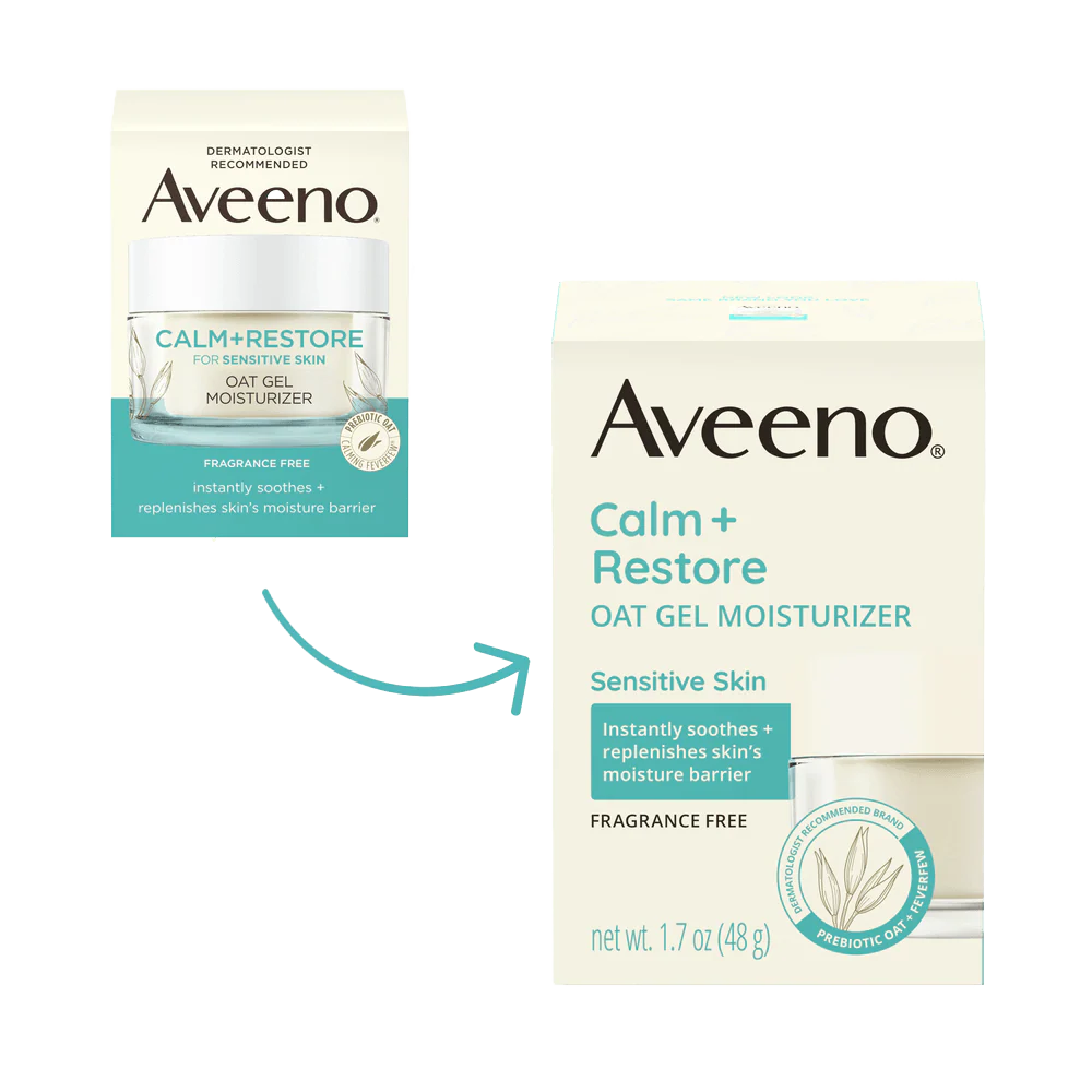 Calm + Restore Oat Gel Moisturizer, Sensitive Skin
