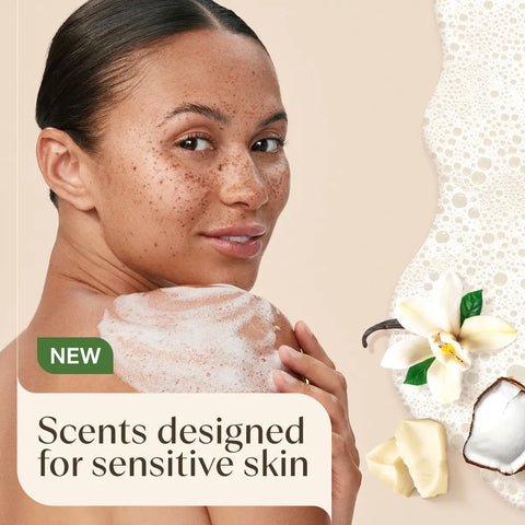 Daily Moisturizing Body Wash, Cocoa Butter Vanilla Scent, Sensitive Skin Scents