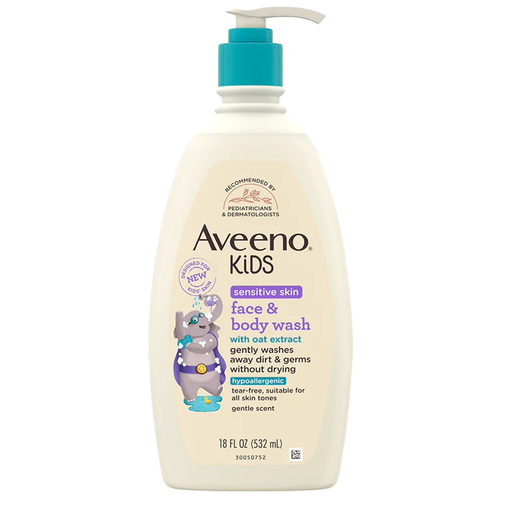 Kids Sensitive Skin Face & Body Wash - 18 oz