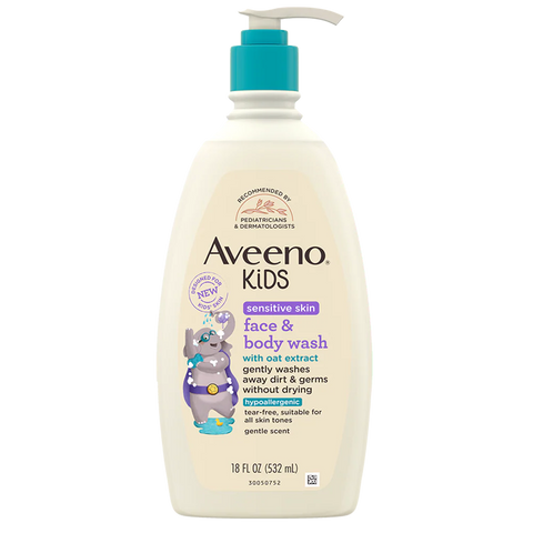 Kids Sensitive Skin Face & Body Wash - 18 oz
