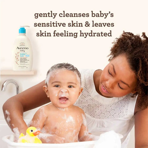 Baby Sensitive Skin Bubble Bath with Oat Extract