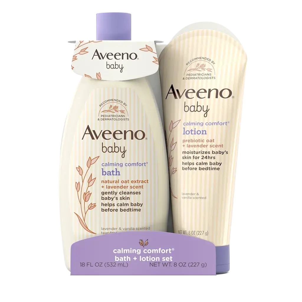 Baby Calming Comfort Bath + Lotion Set