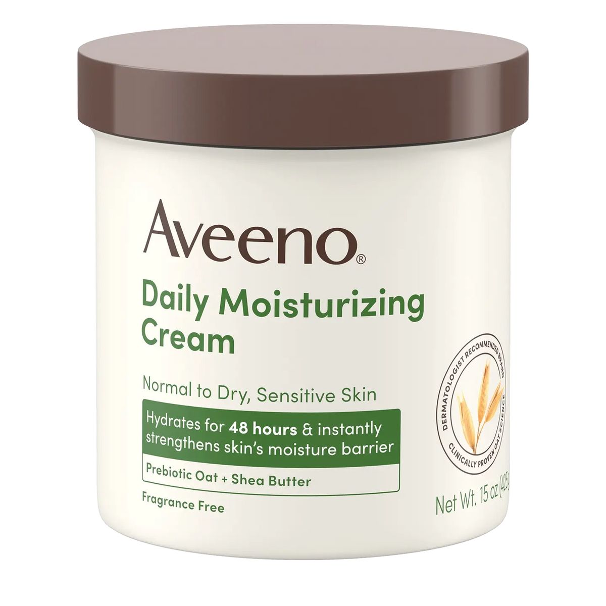 Daily Moisturizing Cream for Normal to Dry, Sensitive Skin - 15oz