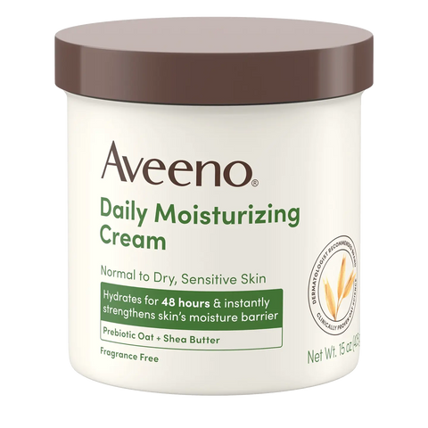 Daily Moisturizing Cream for Normal to Dry, Sensitive Skin - 15oz