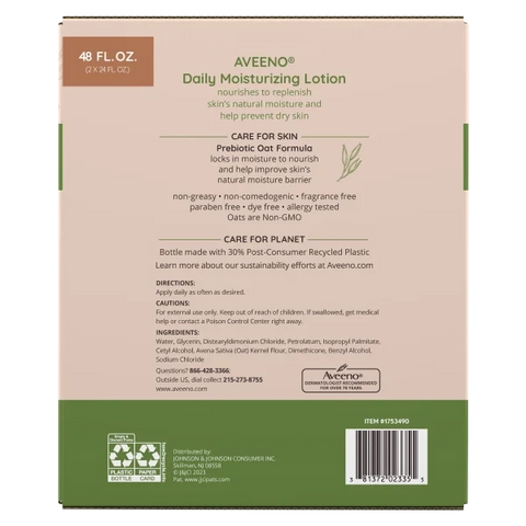 Daily Moisturizing Body Lotion with Soothing Oat - 2.5oz