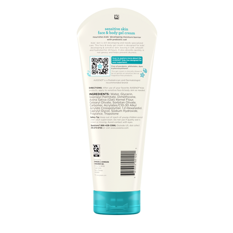 Kids Sensitive Skin Face & Body Gel Cream