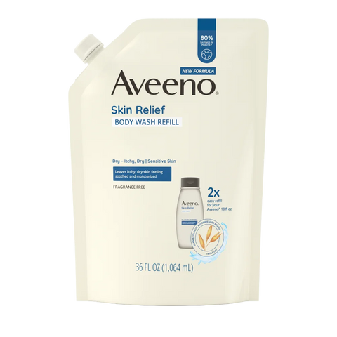 Skin Relief Fragrance-Free Body Wash, Sensitive Skin Refill