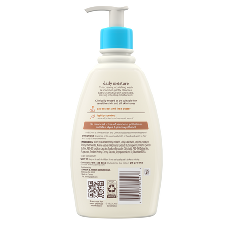 Baby Daily Moisture 2-in-1 Body Wash & Shampoo
