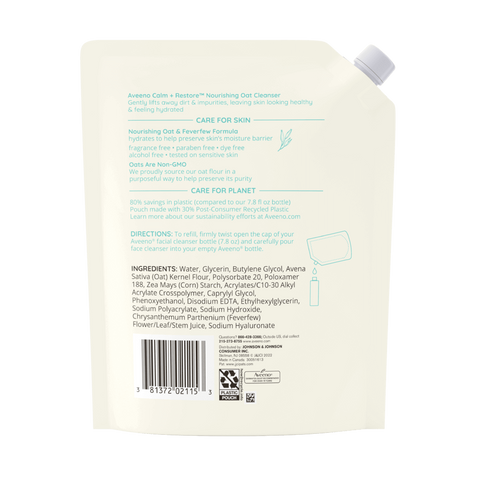 Calm + Restore Nourishing Oat Facial Cleanser Refill