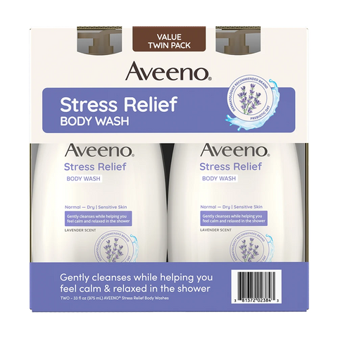 Stress Relief Oat Body Wash, Lavender Scent - 12oz