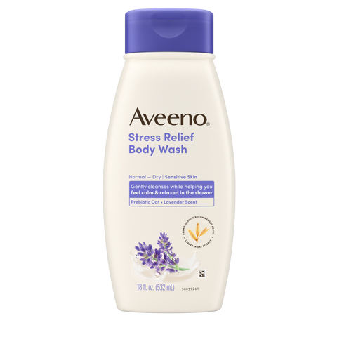 Stress Relief Oat Body Wash, Lavender Scent - 12oz