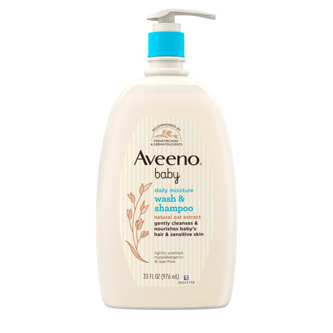 Baby Daily Moisture Wash & Shampoo - 8oz
