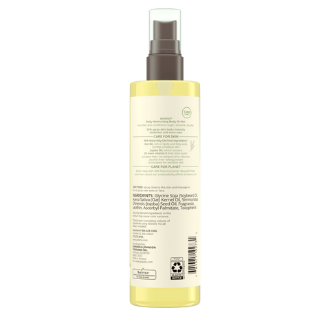 Daily Moisturizing Body Oil Mist with Oat Oil