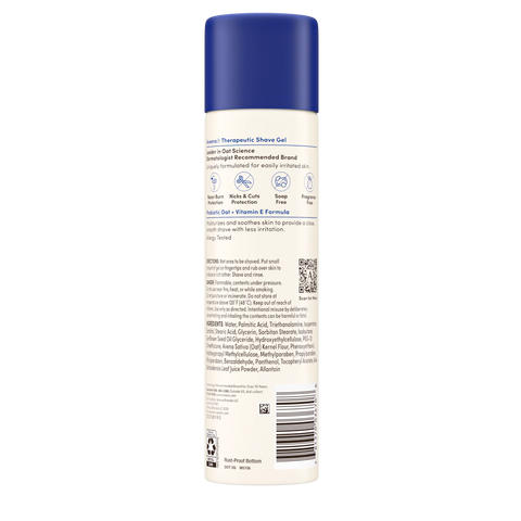 Therapeutic Shave Gel with Oat for Dry Skin