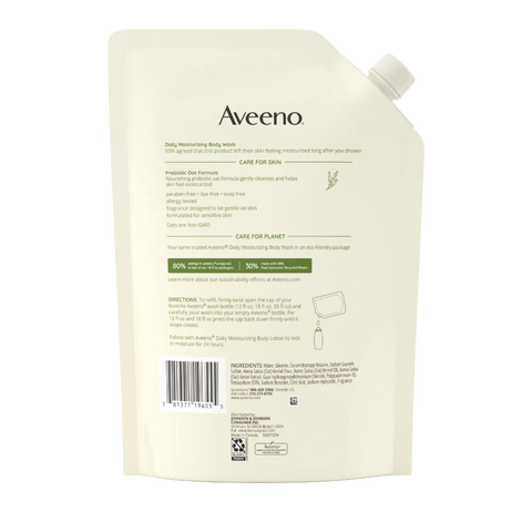 Daily Moisturizing Body Wash Refill, Soothing Oat